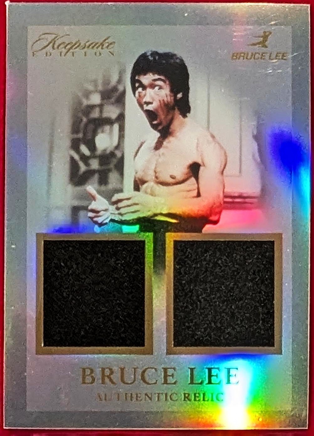 2024 KEEPSAKE SPORTS EDITION  -  BRUCE LEE AUTHENTIC DUAL RELIC CARD   #236