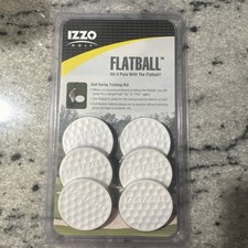 Izzo Golf Flatball Golf Swing Training Aid Brand New