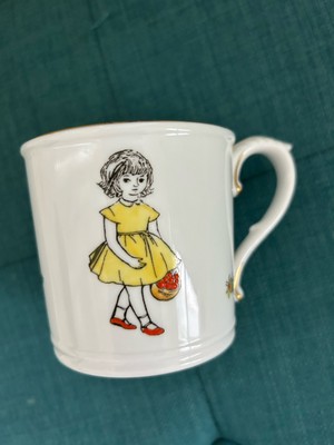 Thursday s Child Has Far To Go Mug Royal Worcester Hand Painted Made In England