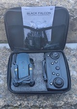 Black Falcon Drone Collapsible Quadrocopter with Case 2.4 GHz And 4k HD Camera