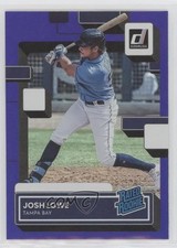 2022 Panini Donruss Rated Rookie Holo Purple Josh Lowe #55 0s4r