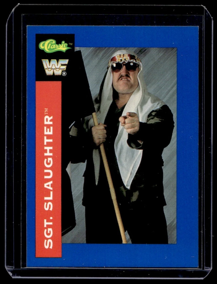 1991 Classic WWF Superstars - Sgt. Slaughter #142 for sale | eBay