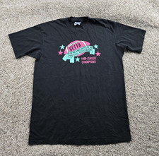 Vintage BEFFA Boeing Employee Flag Football T Shirt Mens XL Black 1990 Champions
