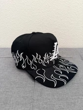 Kill The Hype SnapBack Hat LA White Flames