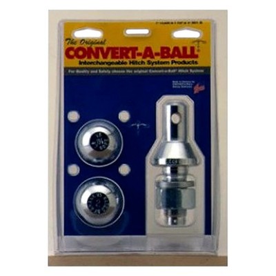 Convert-A-Ball 2'' & 2-5/16'' Chrome Trailer Hitch Ball
