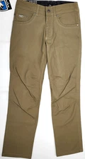 KÜHL Pants Men's Khaki 28 X 30 Klassik Kanvus Saddle Stitched Born Free Gusseted