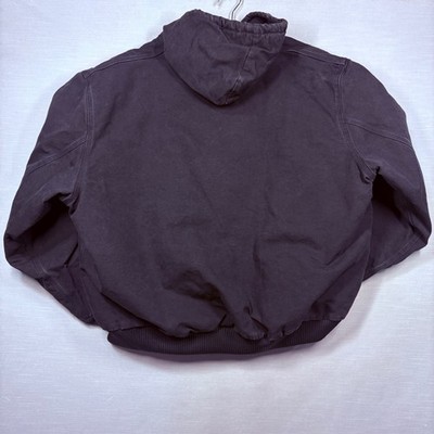 【USA製】Carhartt カーハート アクティブジャケット J04 XXL Carhartt（カーハート） 中綿入りフーデッドブルゾン FIRM DUCK