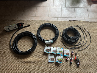 Gardena Bewässerung Konvolut NEU: Micro Drip Verlegerohr Viereckregner Aqua S