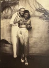 "HANDS ON" SAILOR GRABS Sexy HULA GIRL! vtg WW2 Photobooth HAWAII Arcade Photo