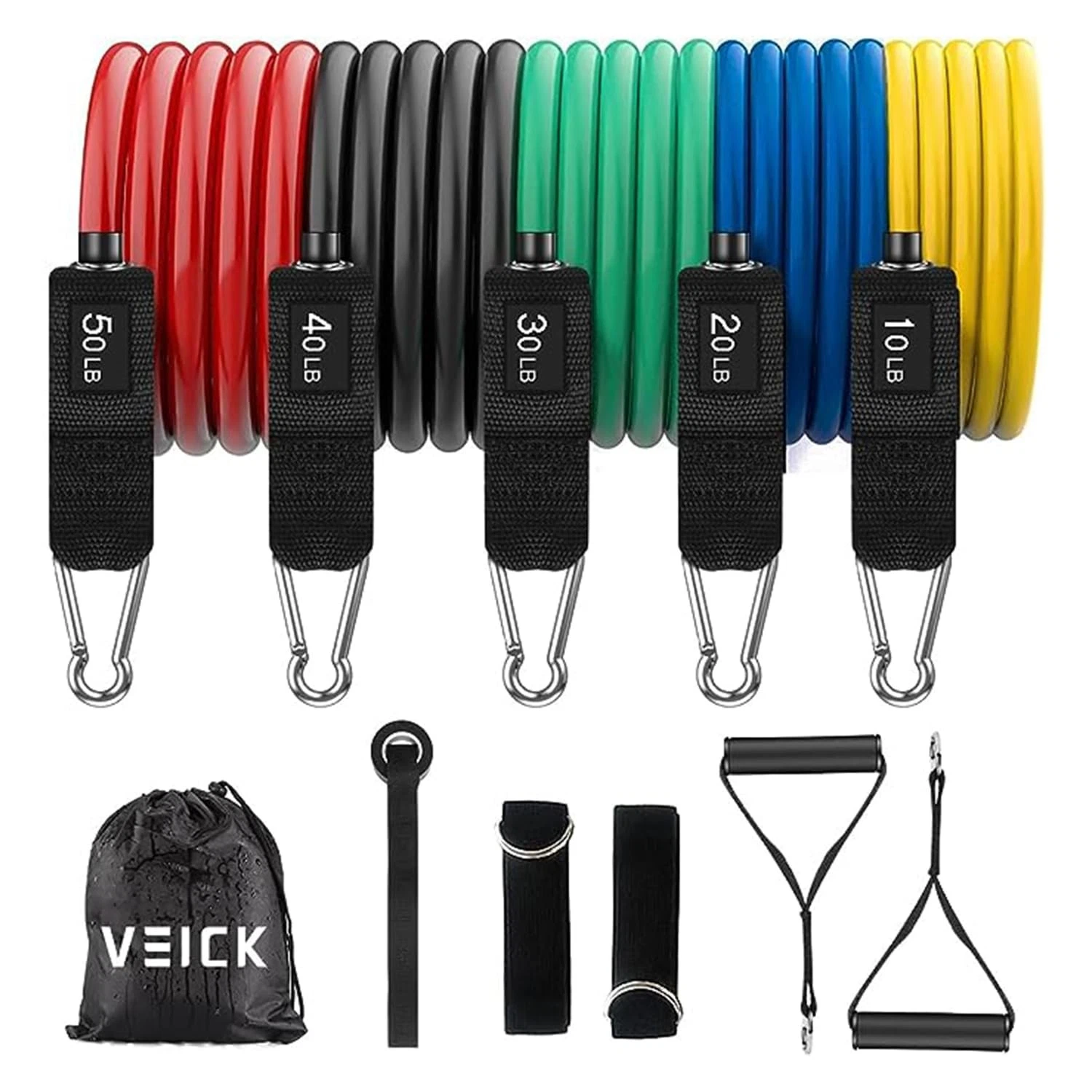 Resistance Bands, Exercise Bands, Workout Bands, Resistance Bands for Working...
