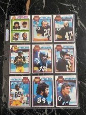 1979 Topps Football Pittsburgh Steelers Team Set 24ct Shell and Dungy RC