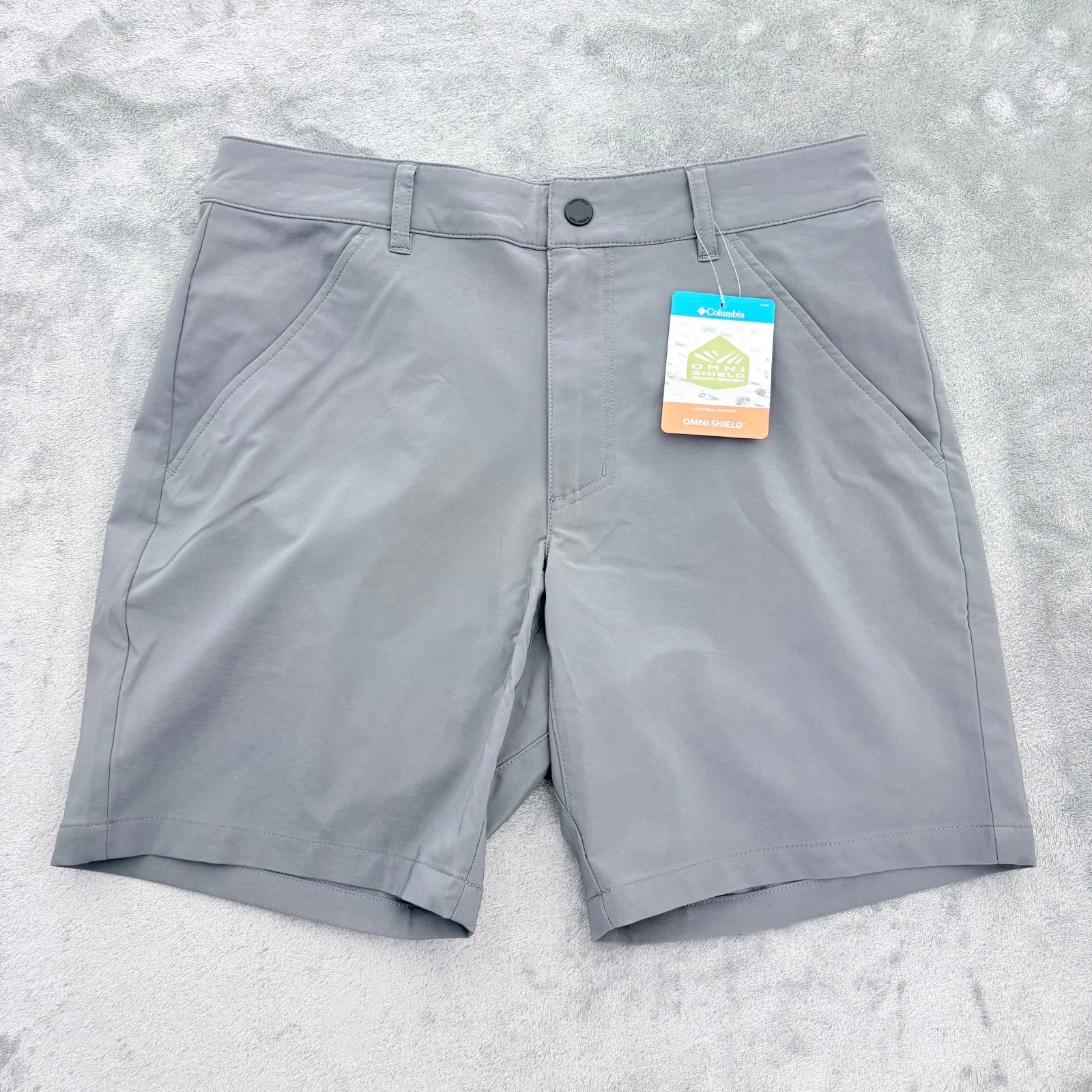 Columbia Shorts Mens 30x7 Light Gray Performance Fishing Omni-Shield Sage Peak
Opens in a new window