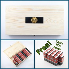 RCA Storage Wooden Box for Vacuum Tube free tube boxes for 6SJ7GT 6SN7 6BL7 6J5
