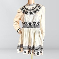 NWT ASOS Premium Embroidered Long Sleeve Skater Dress