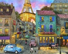 Springbok Puzzles Eiffel Magic 1000 Piece Jigsaw Puzzle 30" x 24" NEW SEALED