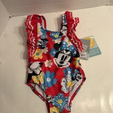 Disney Store Minnie Mouse Swim Wear Disney Bathing Suit UPF 50 Baby size 12-18m