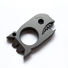 EDC Pry Bar with Bottle Opener Wrench Titanium Prybar Multi Tool, Keychain Mu...