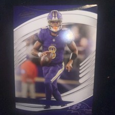 2025 Panini Absolute - Lamar Jackson #97 Purple Parallel