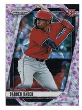 DARREN BAKER 2025 Panini Prizm Cherry Blossom #02/20 SSP CASE HIT