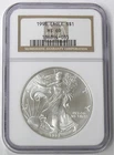 1998 MS-69 AMERICAN SILVER EAGLE, NGC GRADED BEAUTY, SEE PICTURES