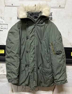 ORIGINAL USAF PARKA EXTREME COLD WEATHER TYPE N-3B COTTON 1978 NEU!!!! MEDIUM