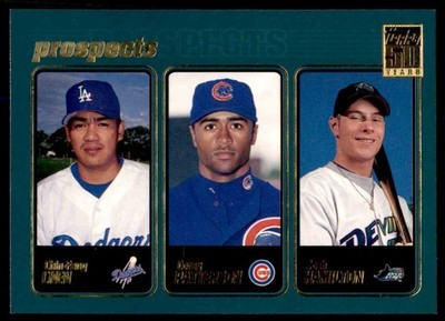 2001 Topps Chin-Feng Chen/Corey Patterson/Josh Hamilton Los Angeles
