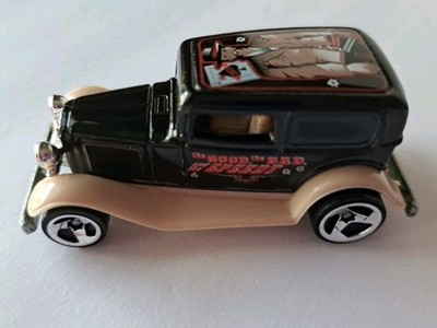 Vintage 1988 Hot Wheels 1932 Ford Sedan Delivery Black & Tan Ace Of Spades Mint!