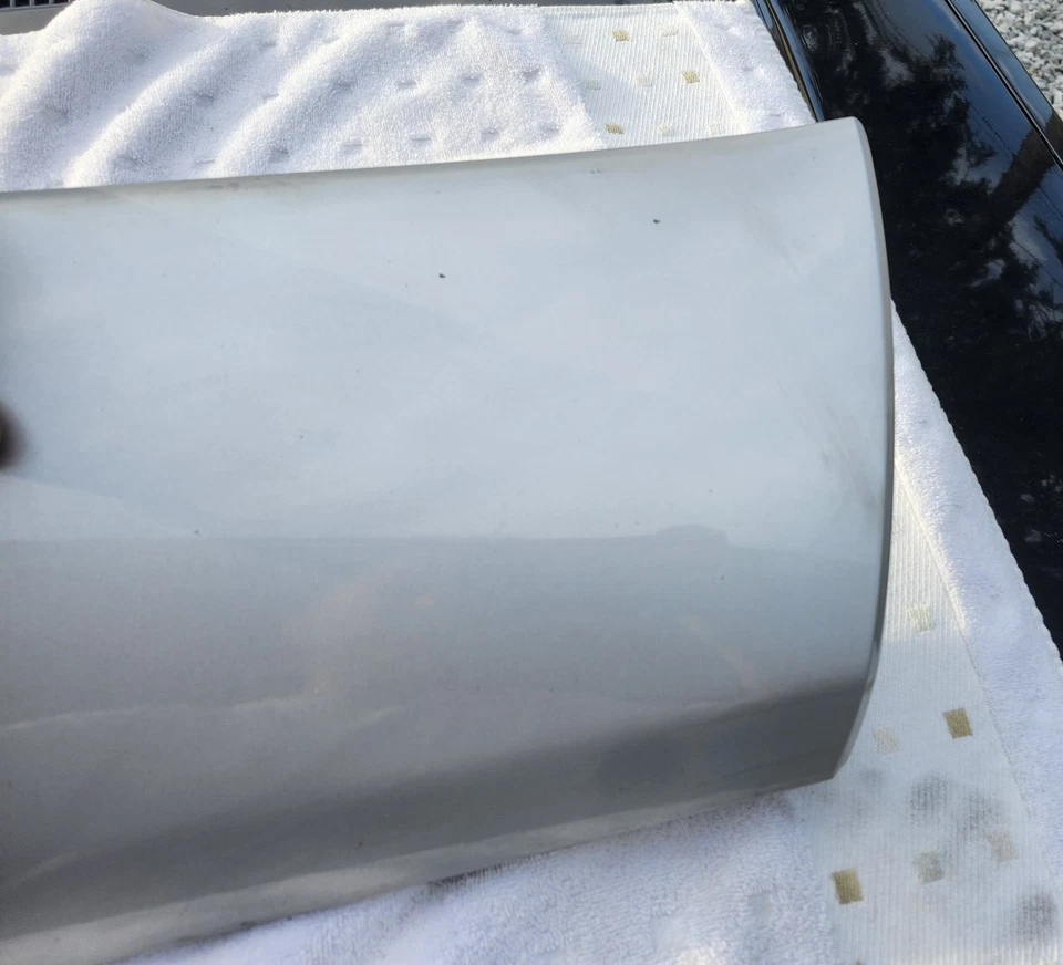 Toyota 4Runner 2003-2009 puerta delantera derecha pasajero molde revestimiento plateado OEM Foto 3 de 4