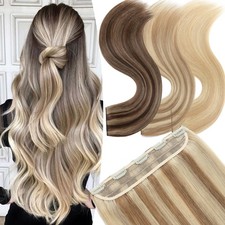 CLEARANCE One Piece Clip in 100% Remy Human Hair Extensions Remy Highlight Wefts