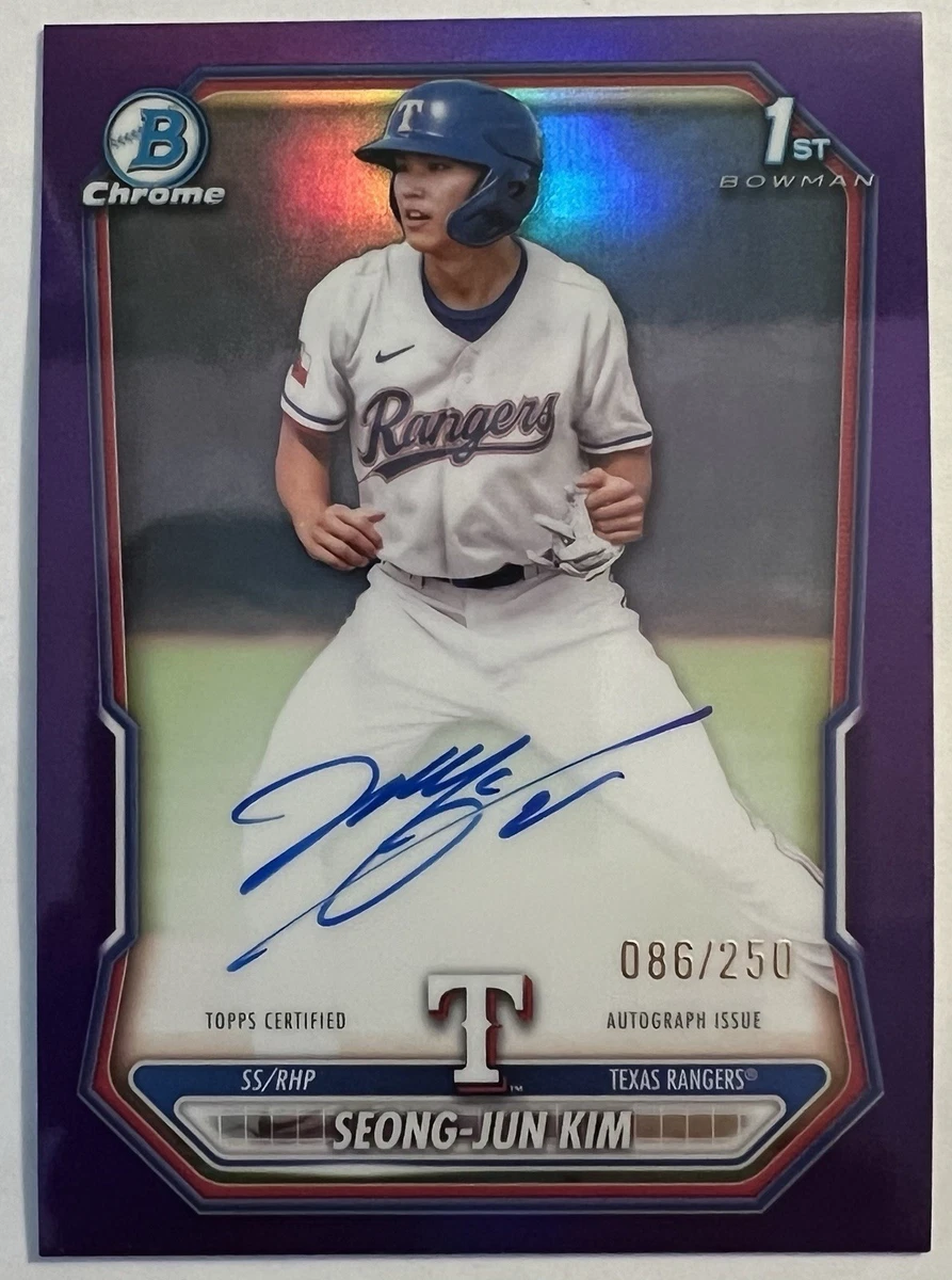 Bowman Baseball Texas Rangers Sports Trading Cards & Accessories