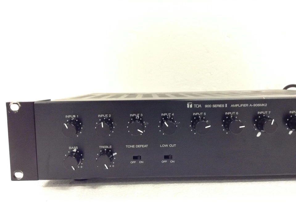 TOA 900 Series II A-906MK2 8-Channel Modular Mixer Power Amplifier 60w, WORKING - Image 3 of 4