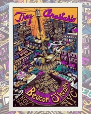 Trey Anastasio The Beacon Jams LE Purple Variant Poster #/150 Jim Pollock 