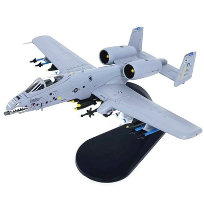 6.5in 1:100 Scale US A-10A Attack Plane Model Alloy Simulation Ornament
