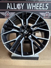 1X 894M 20” BMW 8 SERIES G14 ALLOY WHEEL BLACK DIAMOND CUT 8J IS26 5A07083 FRONT