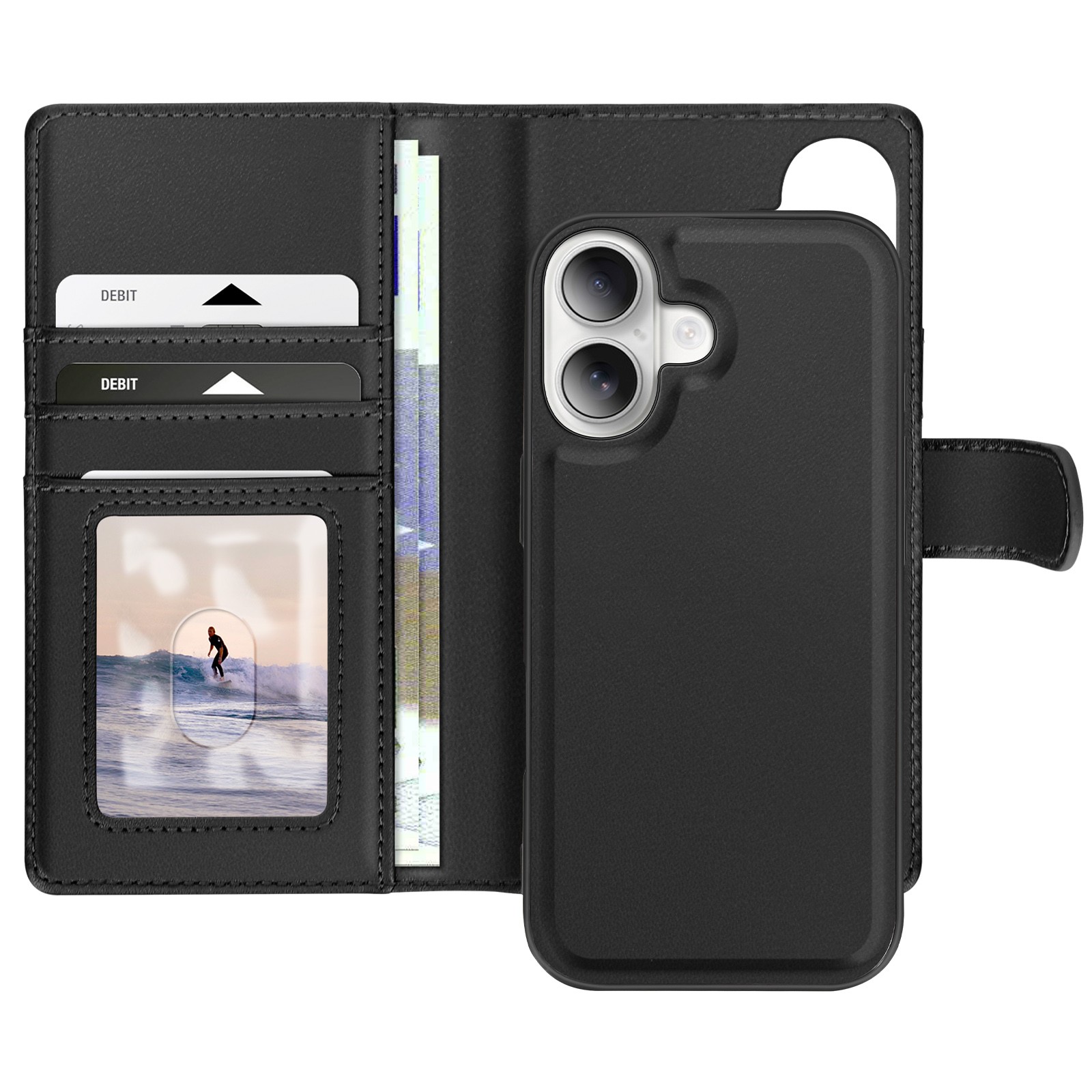 Coque iPhone 16 Mayaxess antichoc pour éviter les rayures grâce au dos amovible
