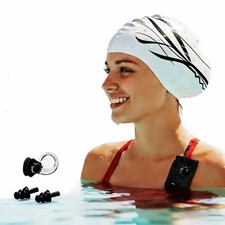 Gorro de nataci n de silicona extragrande con protecci n 3D para los o dos