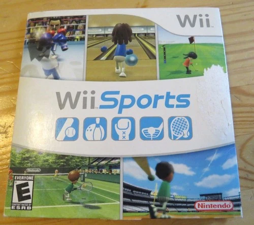 Wii SPORTS Game (Nintendo Wii) with Manual & Sleeve - Tested