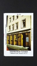 Matchbox label Pub Edinburgh Tavern 1 Milford Lane Strand London WC2 MT588