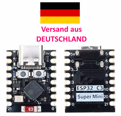 ESP32-C3 Super Mini Development Board Wifi Bluetooth USB-C Arduino IoT SmartHome