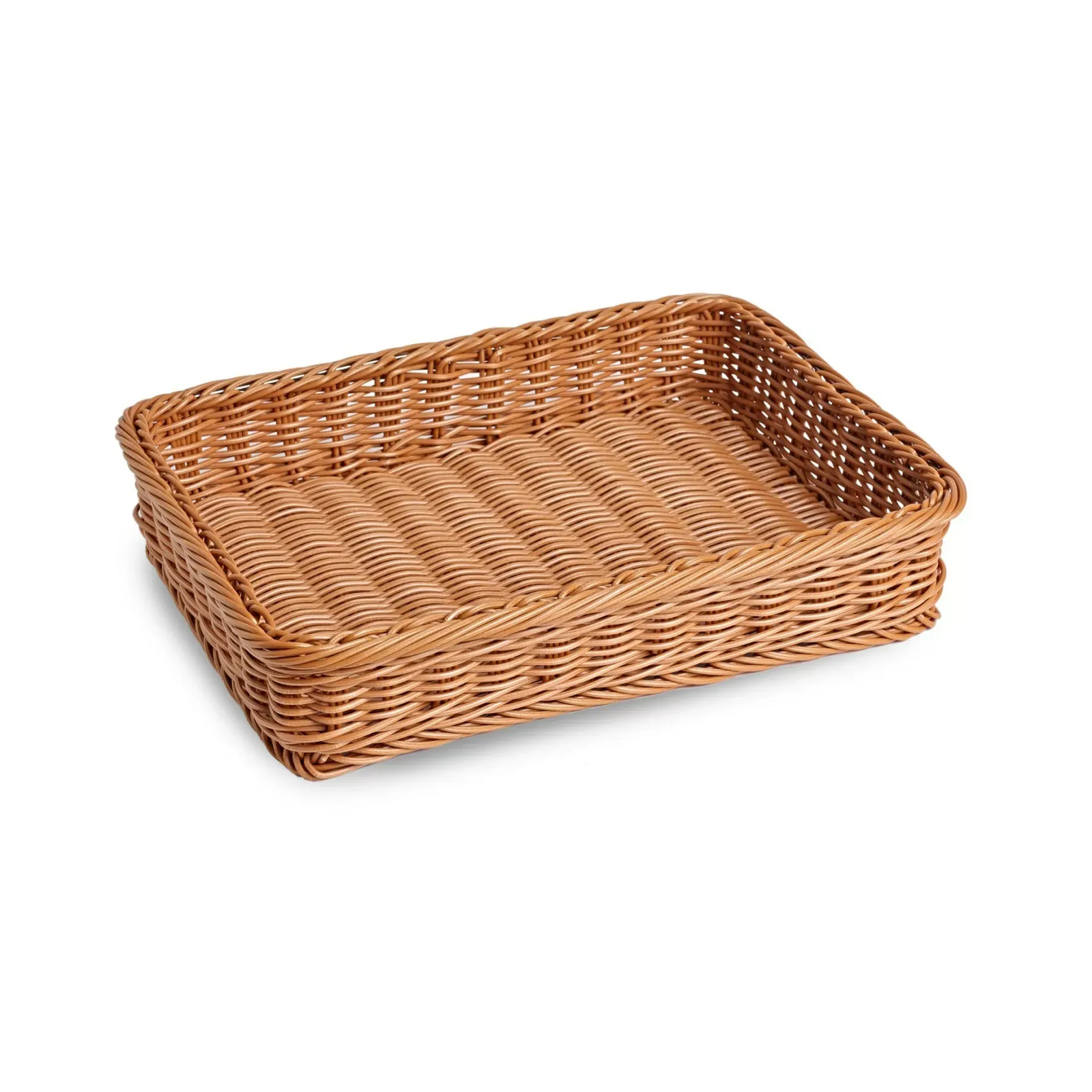 PL025 - Plastic Wicker Basket - 40cm