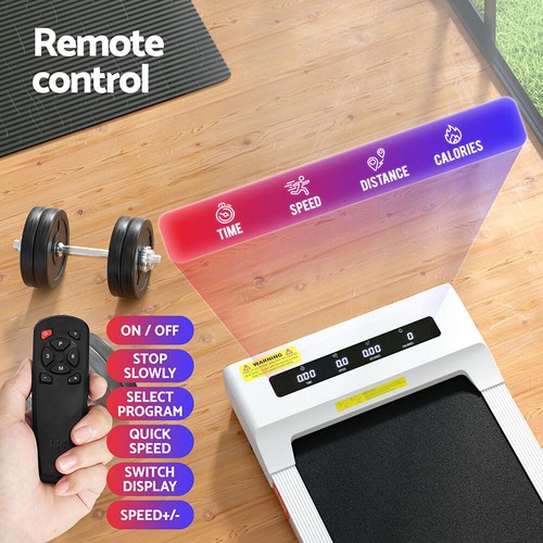 Everfit Treadmill Electric Walking Pad Under Desk Home Gym Fitness 360mm White - Picture 6 of 8