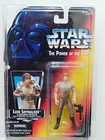 Star Wars Kenner Potf2 Luke Skywalker Dagobah Long Lightsaber Red Card ~ Misp