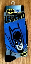 Batman DC Comics Hyp 2 Pair Mens Socks 2 Styles US 6-12 One Size
