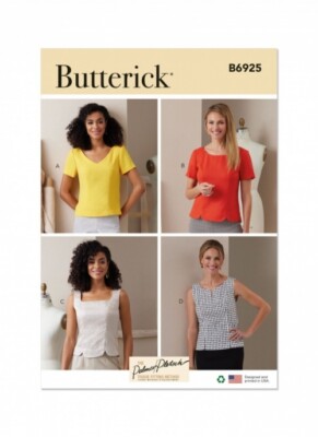 Butterick Schnittmuster 6925 Oberteile F5 (16-18-20-22-24)