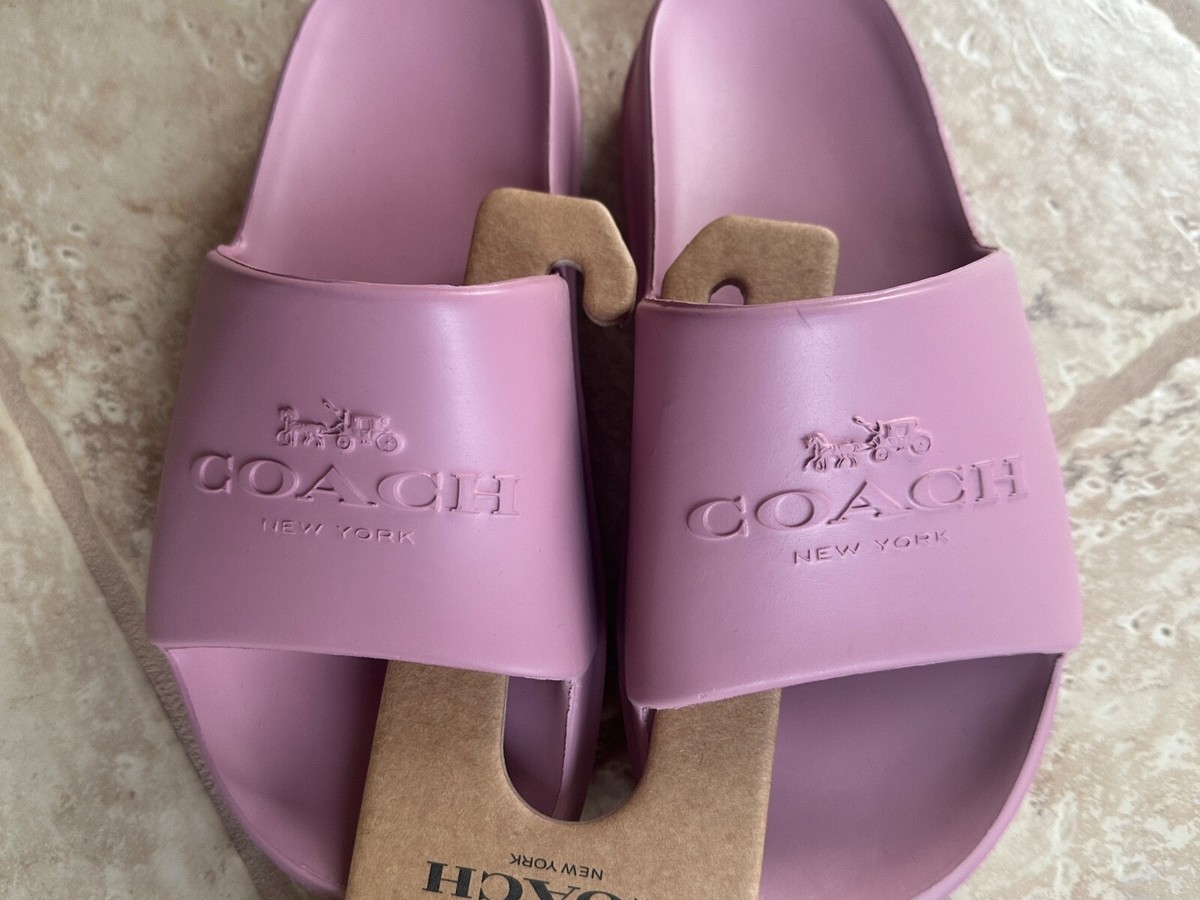 COACH JAC SLIDES:NWT WOMEN'S SIZE 6 TULIP CP826 (see color note