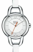 NEW ESQ BY MOVADO 07101418 SWISS QUARTZ LADIES WATCH STEEL STATUS