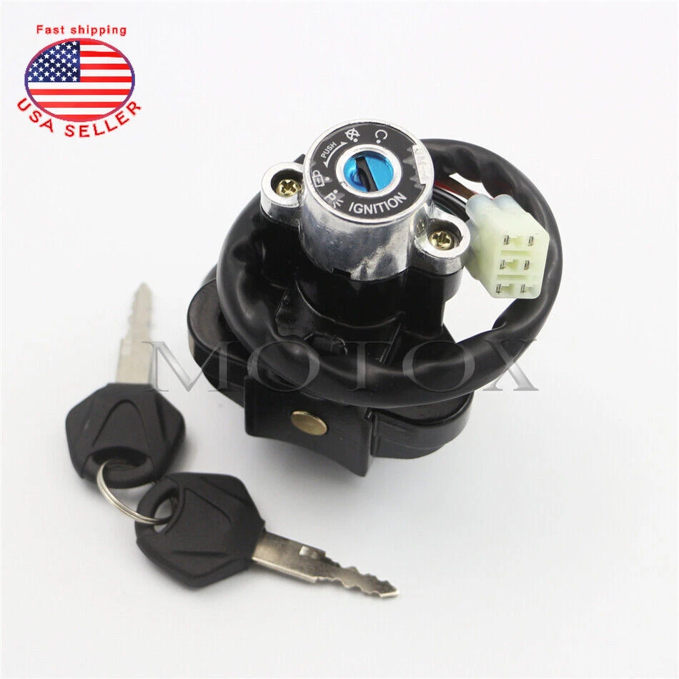 Juego de llaves de bloqueo de interruptor de encendido aptas para Suzuki SV1000 SFV650 SV650 Foto 2 de 4