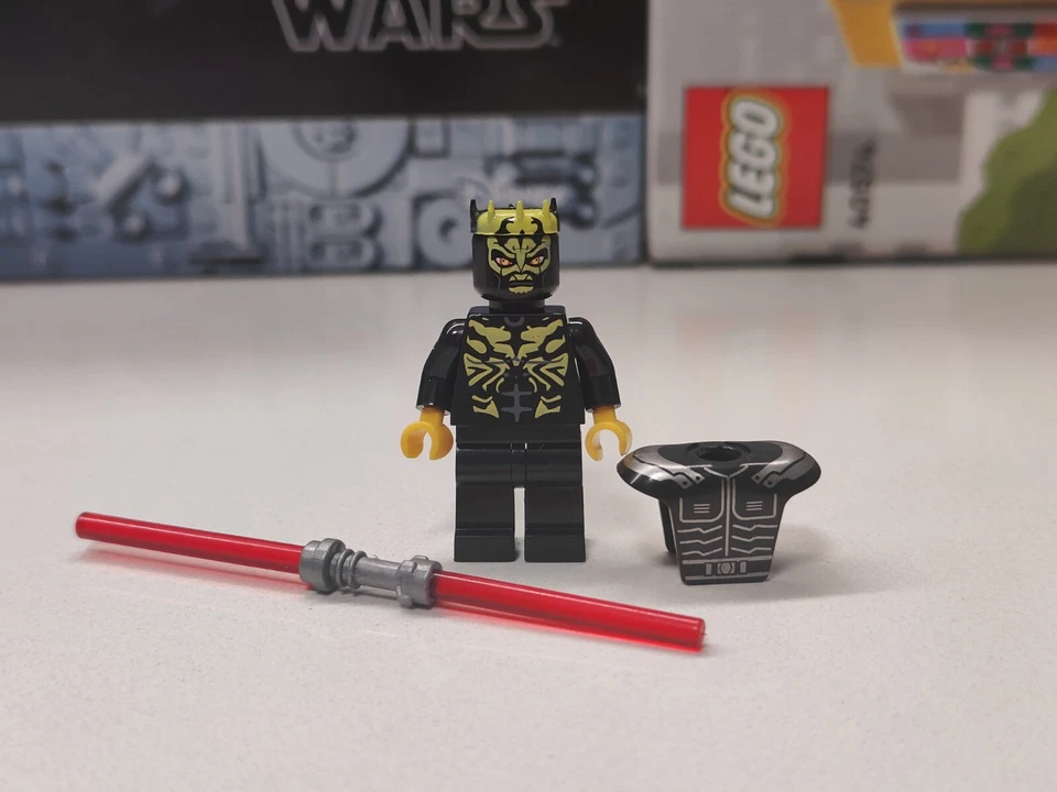 NUEVO Star Wars Savage Opress Minifigura Lego Personalizada Sith Nightspeeder 7957 Foto 3 de 4