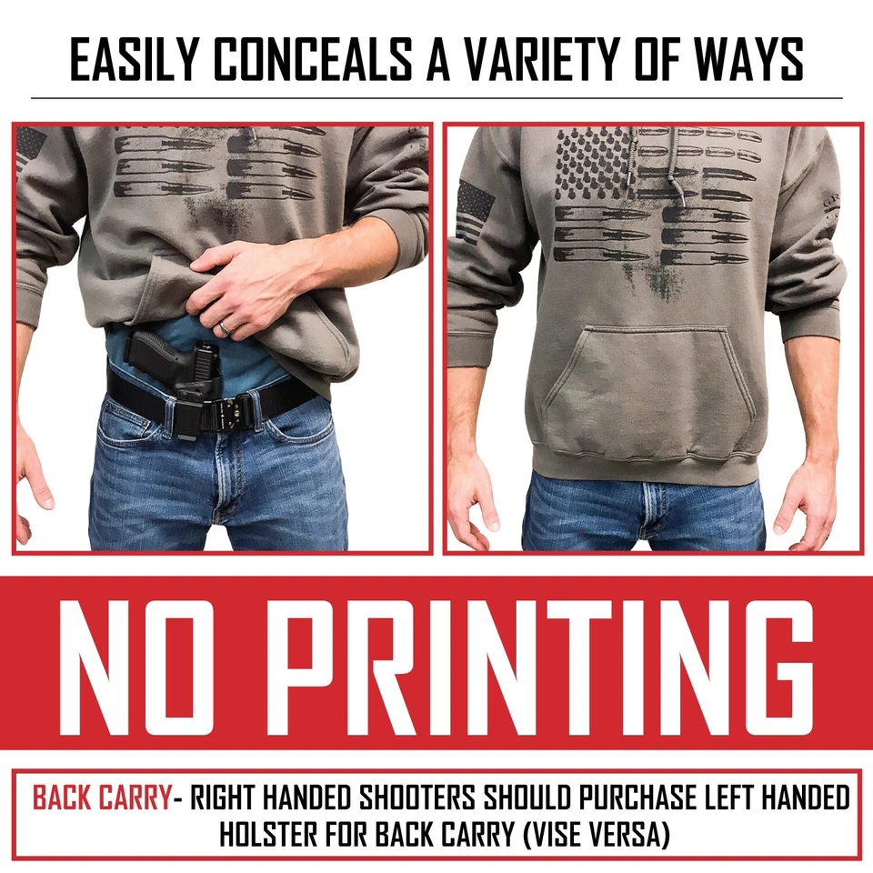 Кобура IWB из кайдекса совместима с пистолетом Sig Sauer P365/P365 SAS/P365X - Изображение 2 из 4