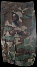 Vintage US Military Pants Men Medium/Reg Green Woodland Camouflage Combat